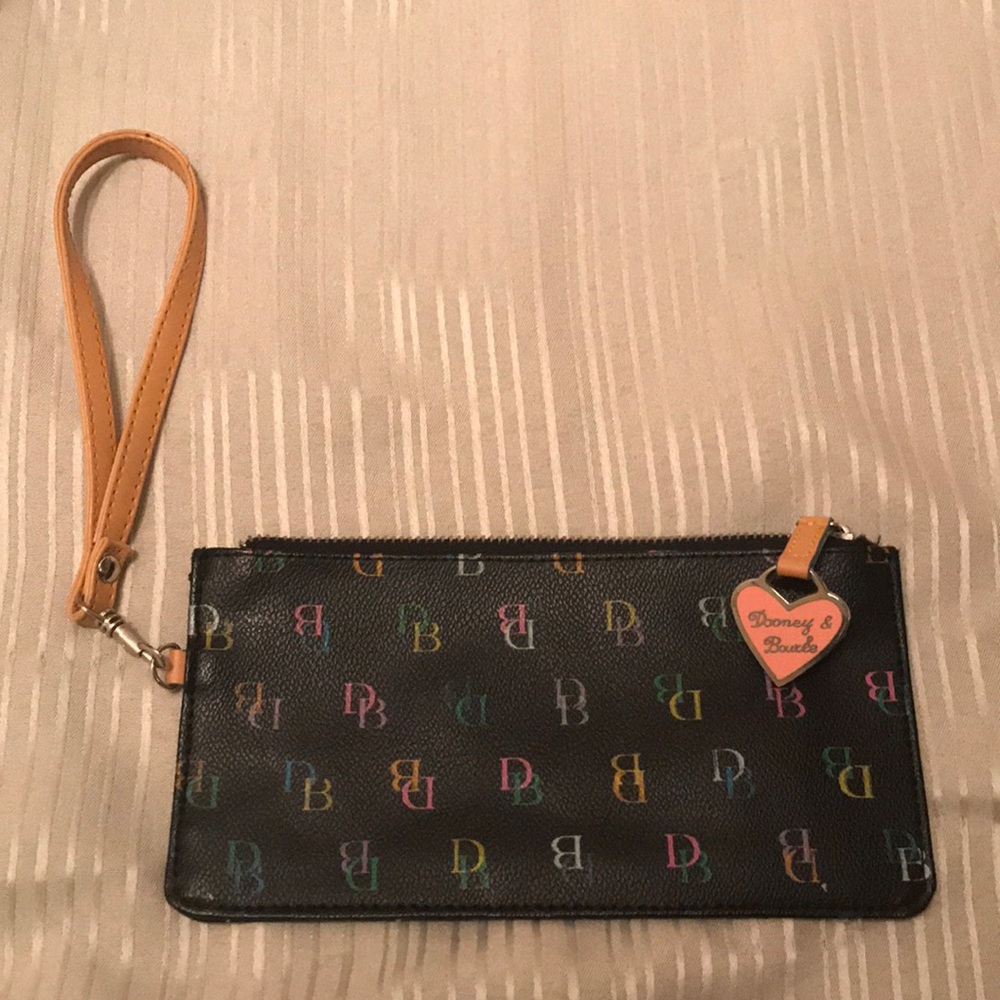 Dooney & Bourke Wristlet Black Leather